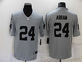 Nike Raiders 24 Johnathan Abram Gray Inverted Legend Limited Jersey,baseball caps,new era cap wholesale,wholesale hats